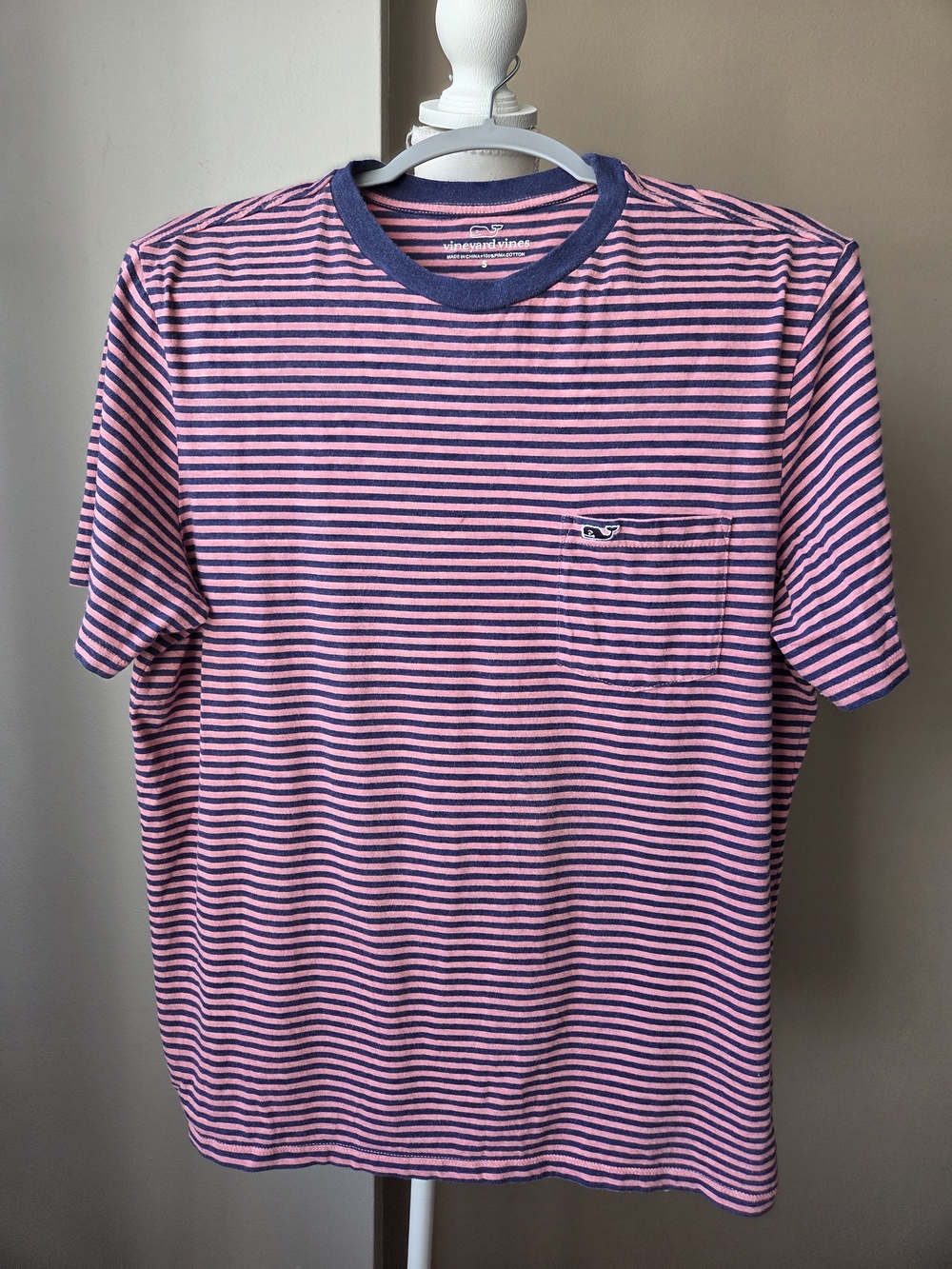 Vineyard Vines Men’s Striped Pima Cotton Pocket T-Shirt Size S